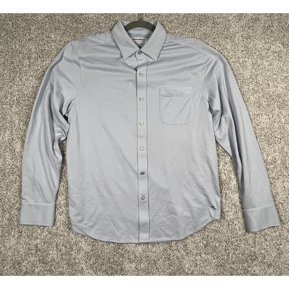 Tommy Bahama Mens size Medium Cotton Blend Long Sleeve Shirt